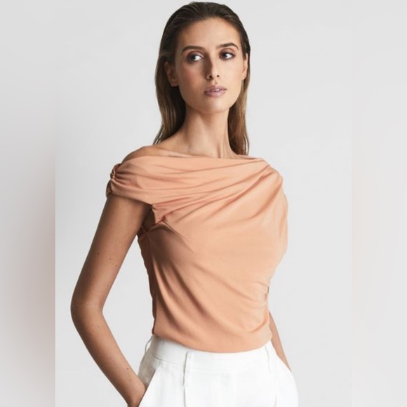 Reiss $145 Celia Top in Blush - Picture 1 of 5